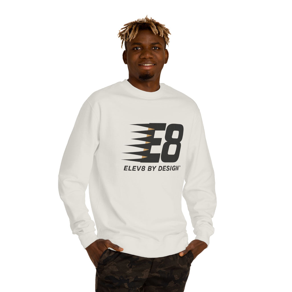E8 Speed Logo Premium Crewneck Sweatshirt | ELEV8 BY DESIGN™
