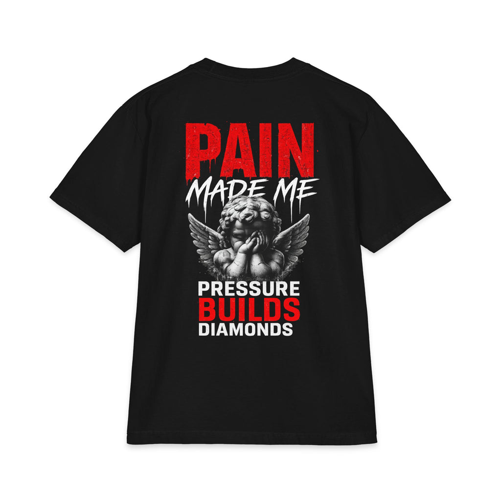 Pain Made Me – Pressure Builds Diamonds Heavyweight Tee | ELEV8 by Design™
