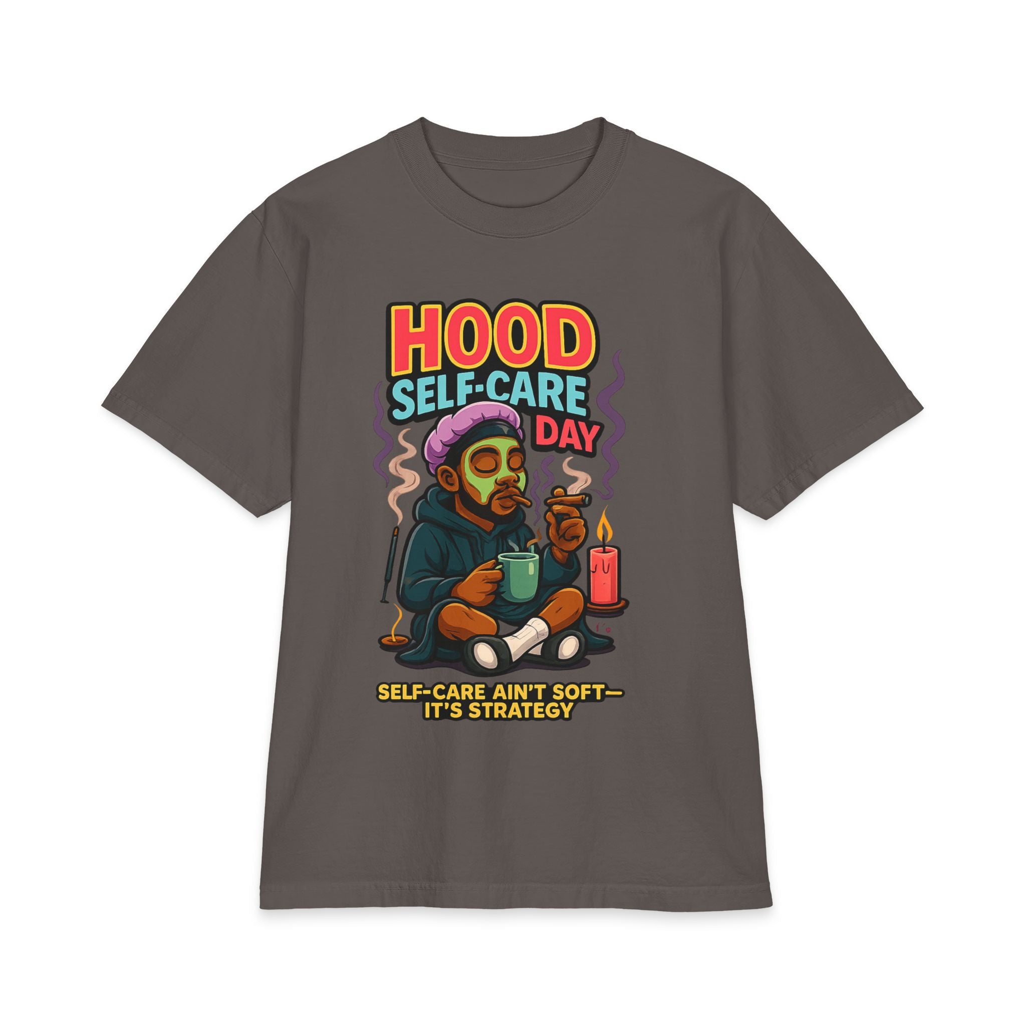 Hood Self-Care Day – Premium Graphic Tee