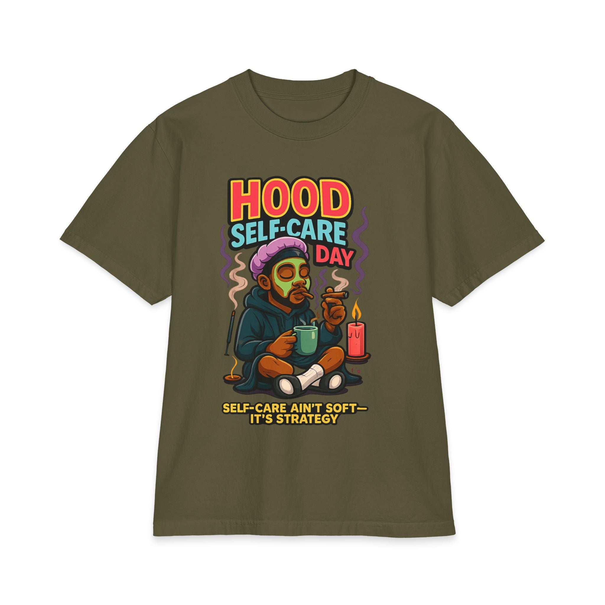 Hood Self-Care Day – Premium Graphic Tee
