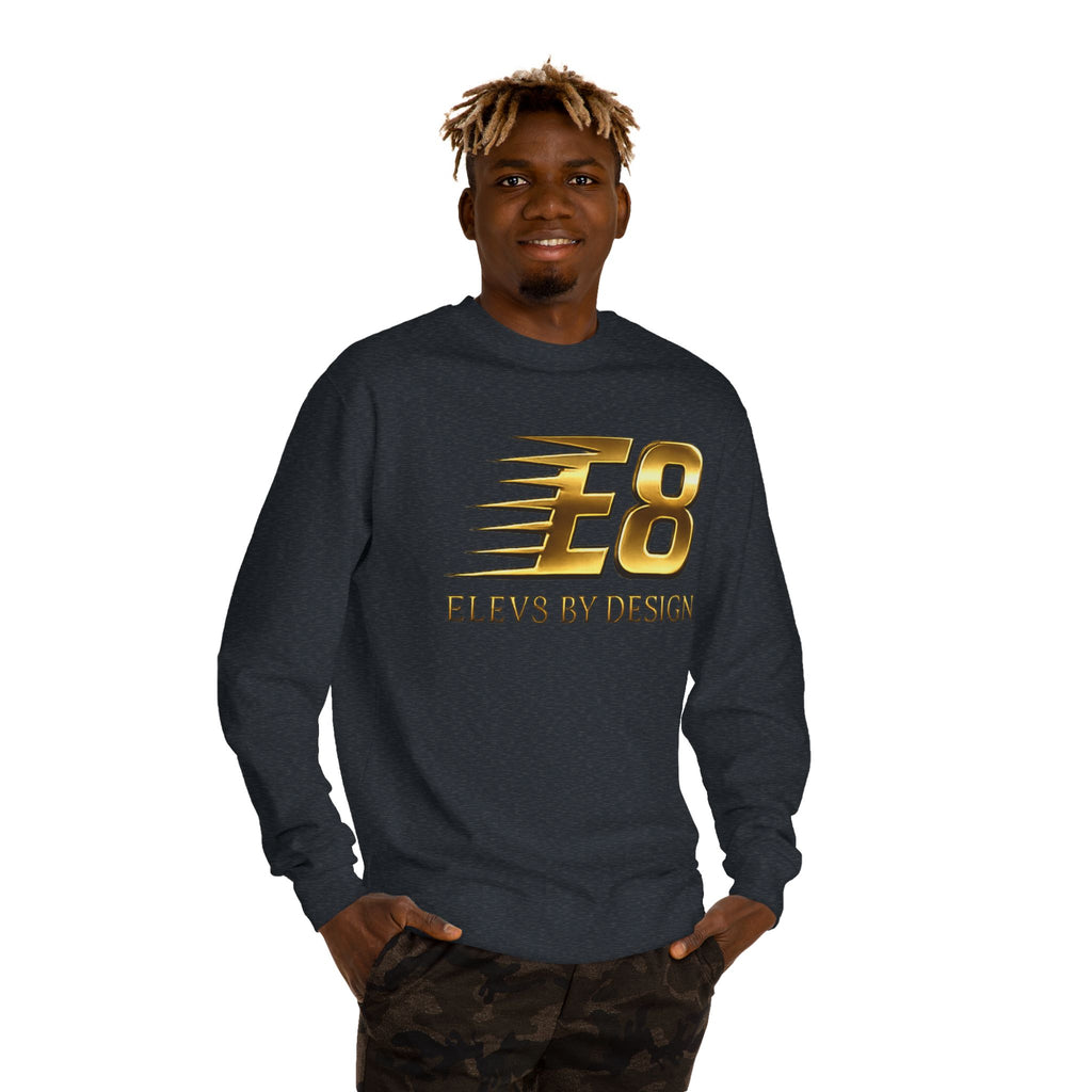 E8 Speed Logo Premium Crewneck Sweatshirt | ELEV8 BY DESIGN™