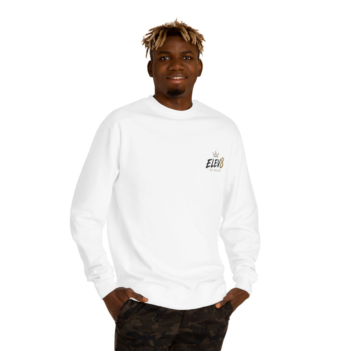 ELEV8 BY DESIGN™ Premium Crewneck Sweatshirt | Unisex Heavyweight Fleece