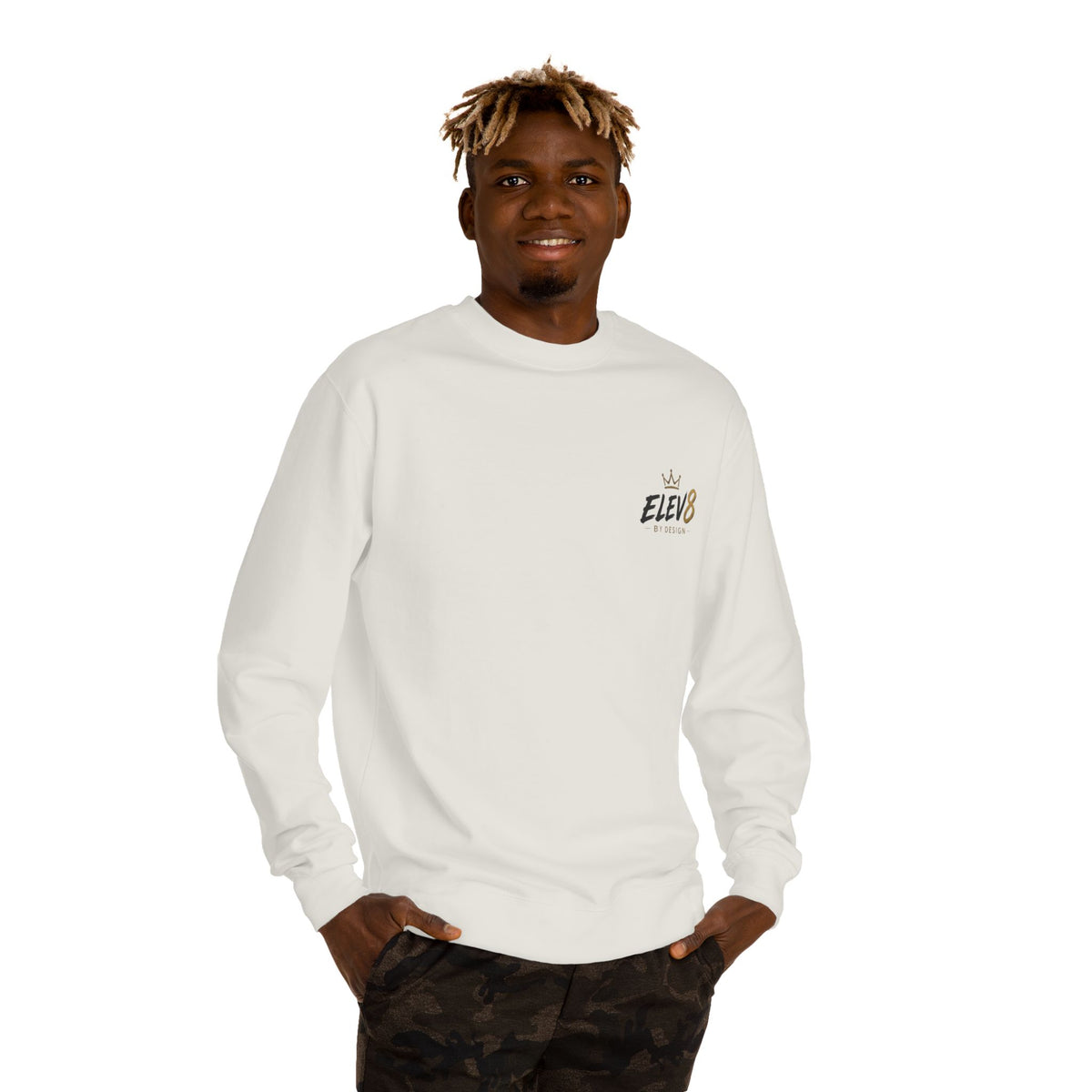 ELEV8 BY DESIGN™ Premium Crewneck Sweatshirt | Unisex Heavyweight Fleece