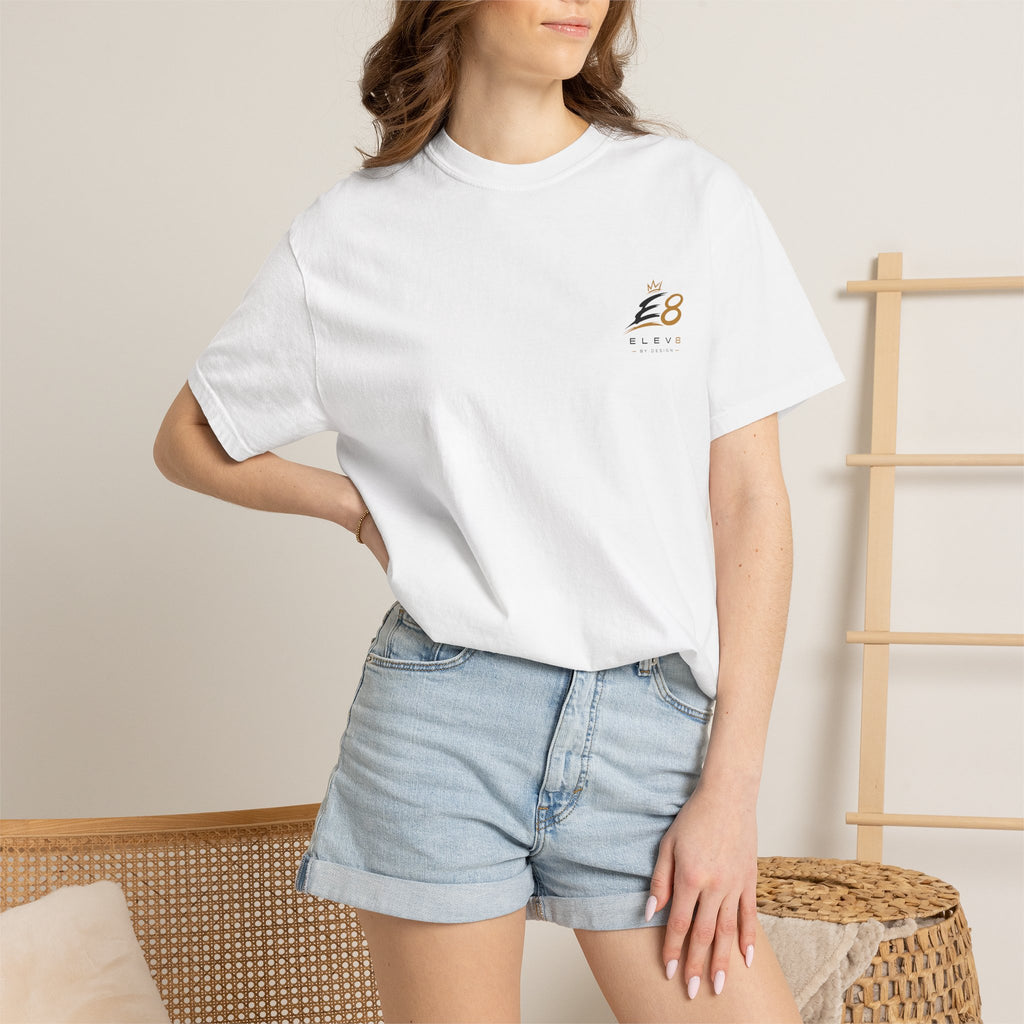 Elev8 "Real Recognize Real" T-Shirt - Crown Logo Streetwear Tee