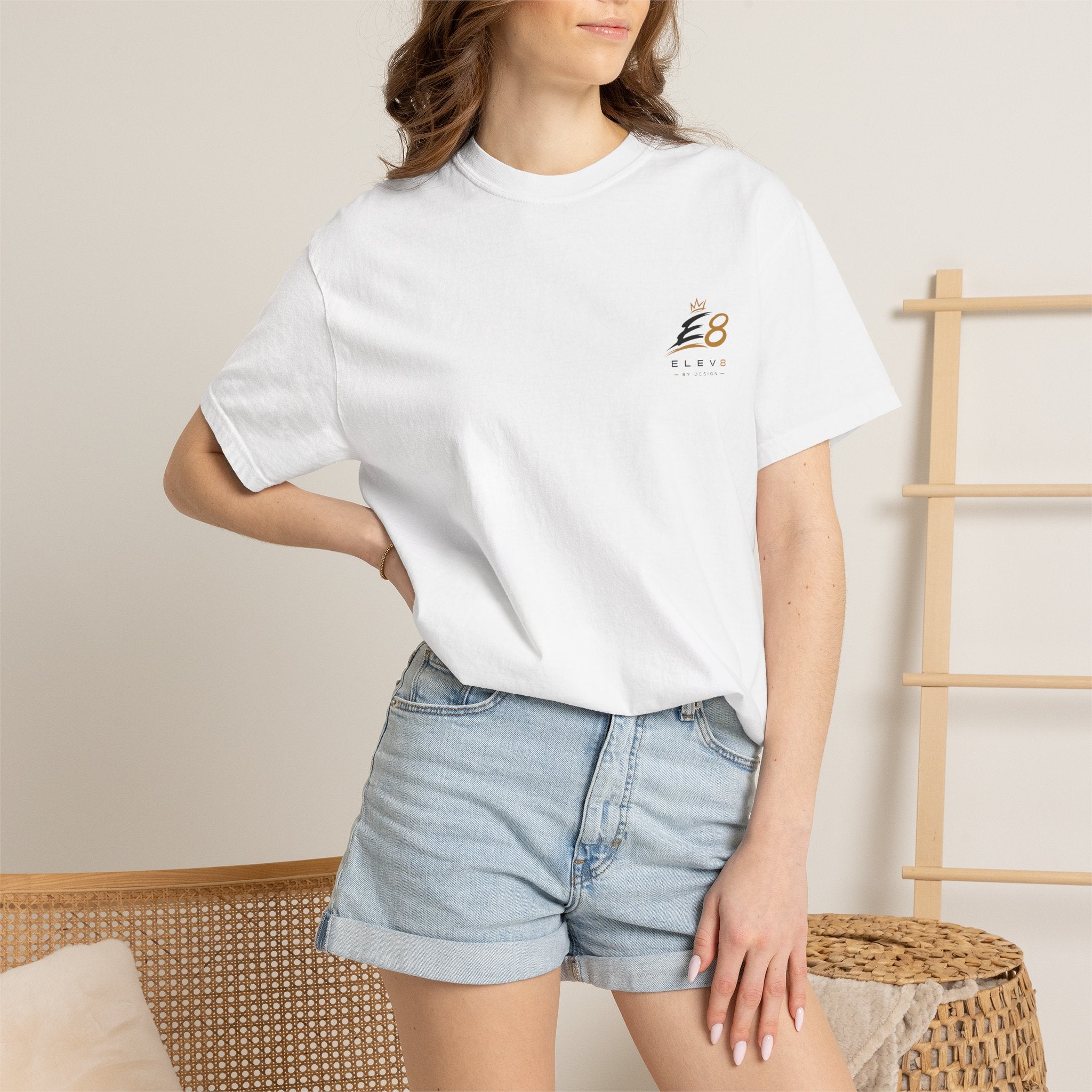 Elev8 "Real Recognize Real" T-Shirt - Crown Logo Streetwear Tee