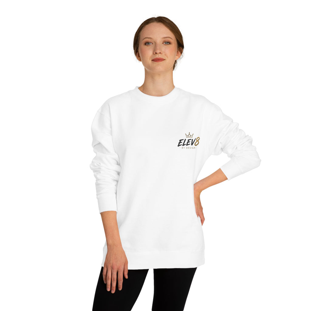 ELEV8 BY DESIGN™ Premium Crewneck Sweatshirt | Unisex Heavyweight Fleece
