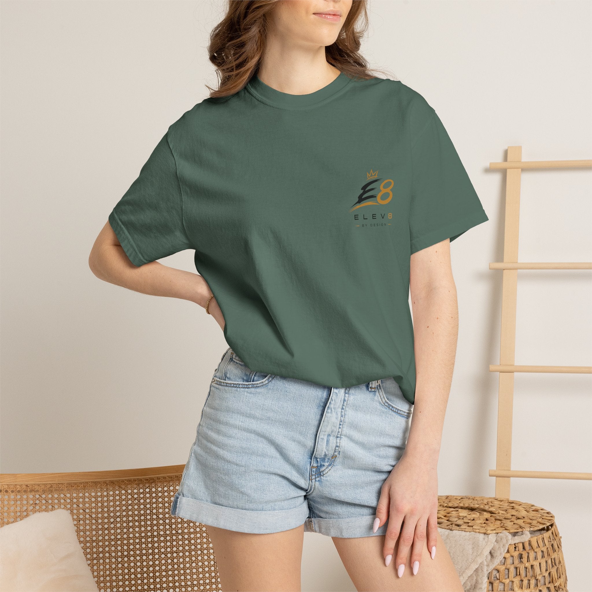 Elev8 "Real Recognize Real" T-Shirt - Crown Logo Streetwear Tee