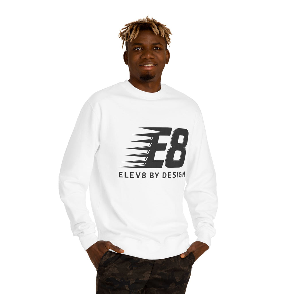 E8 Speed Logo Premium Crewneck Sweatshirt | ELEV8 BY DESIGN™