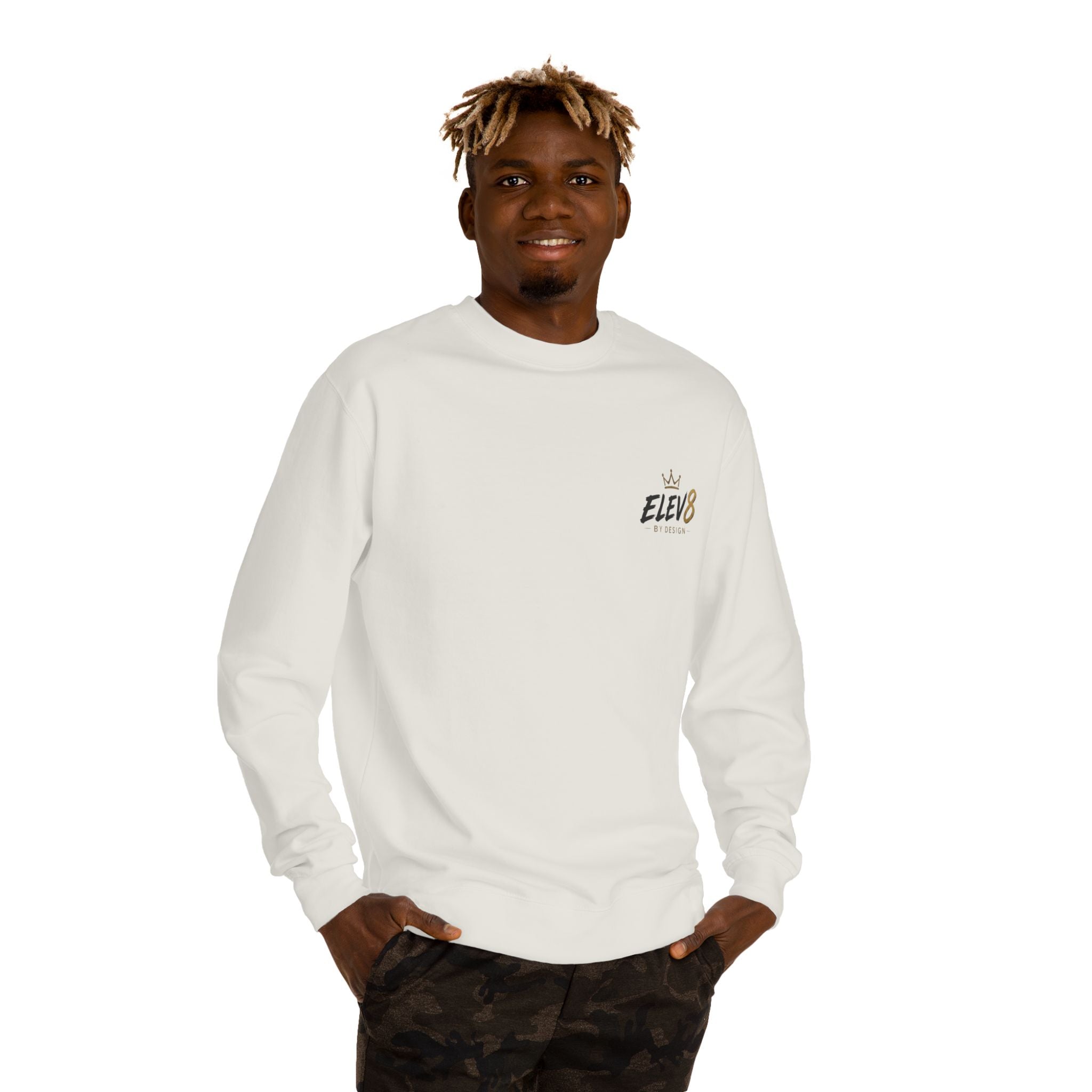 ELEV8 BY DESIGN™ Premium Crewneck Sweatshirt | Unisex Heavyweight Fleece