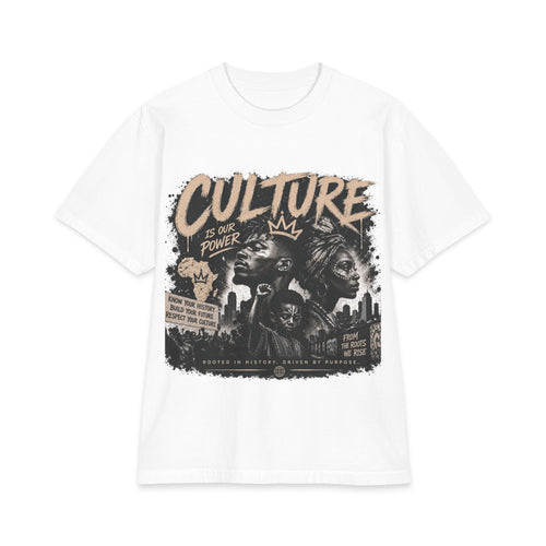 Culture Is Our Power Graphic Tee — Black Heritage Protest Art T-Shirt