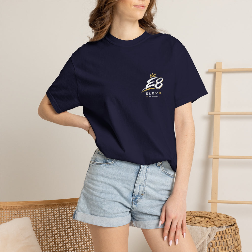 Elev8 "Real Recognize Real" T-Shirt - Crown Logo Streetwear Tee